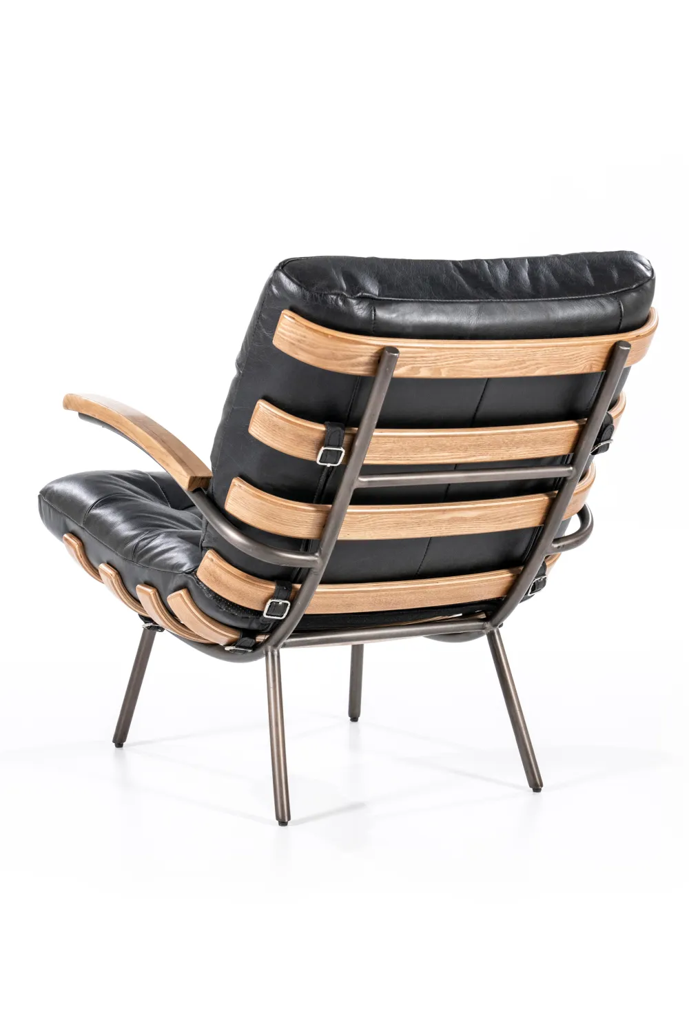 Black Leather Armchair | Eleonora Bastiaan