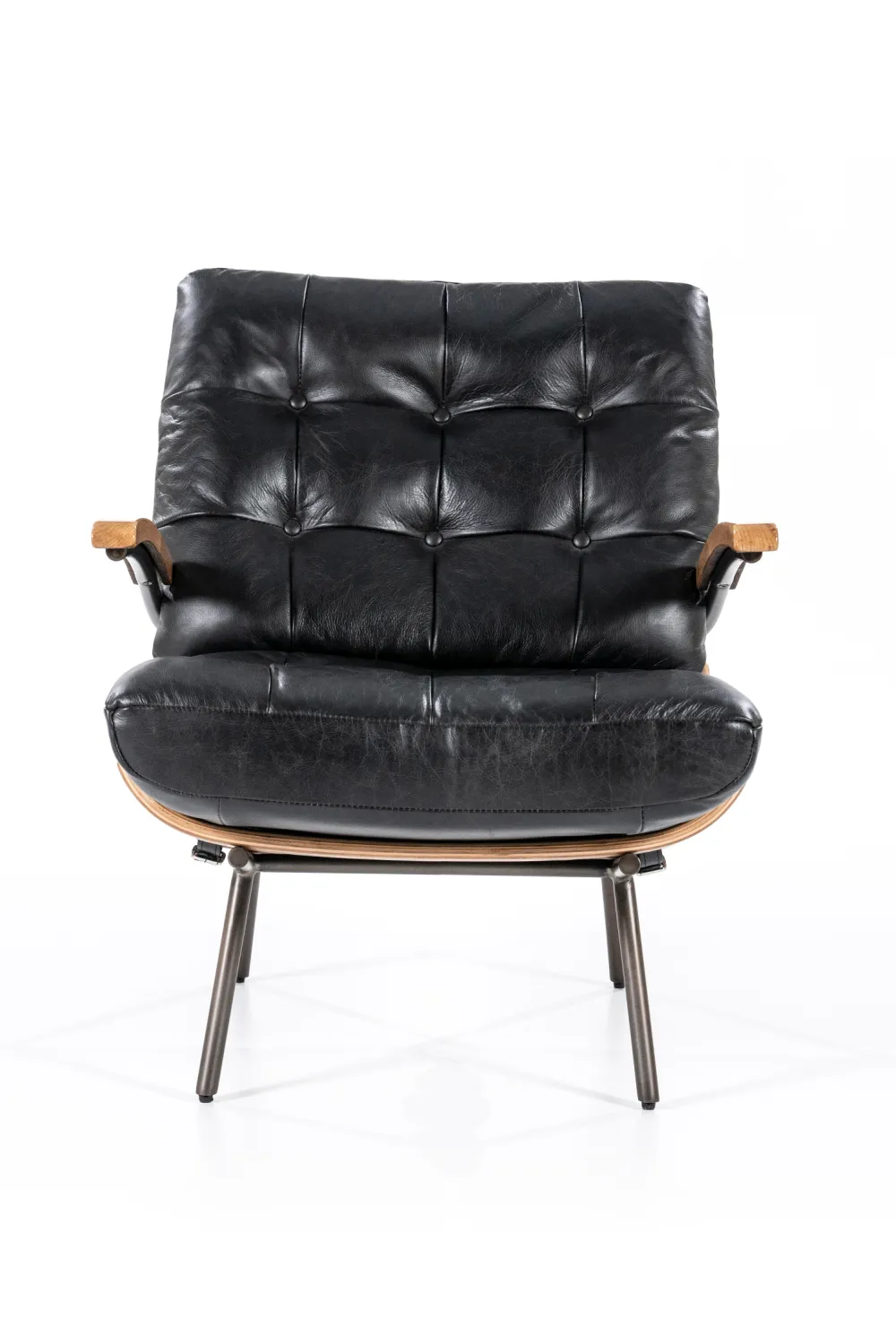 Black Leather Armchair | Eleonora Bastiaan