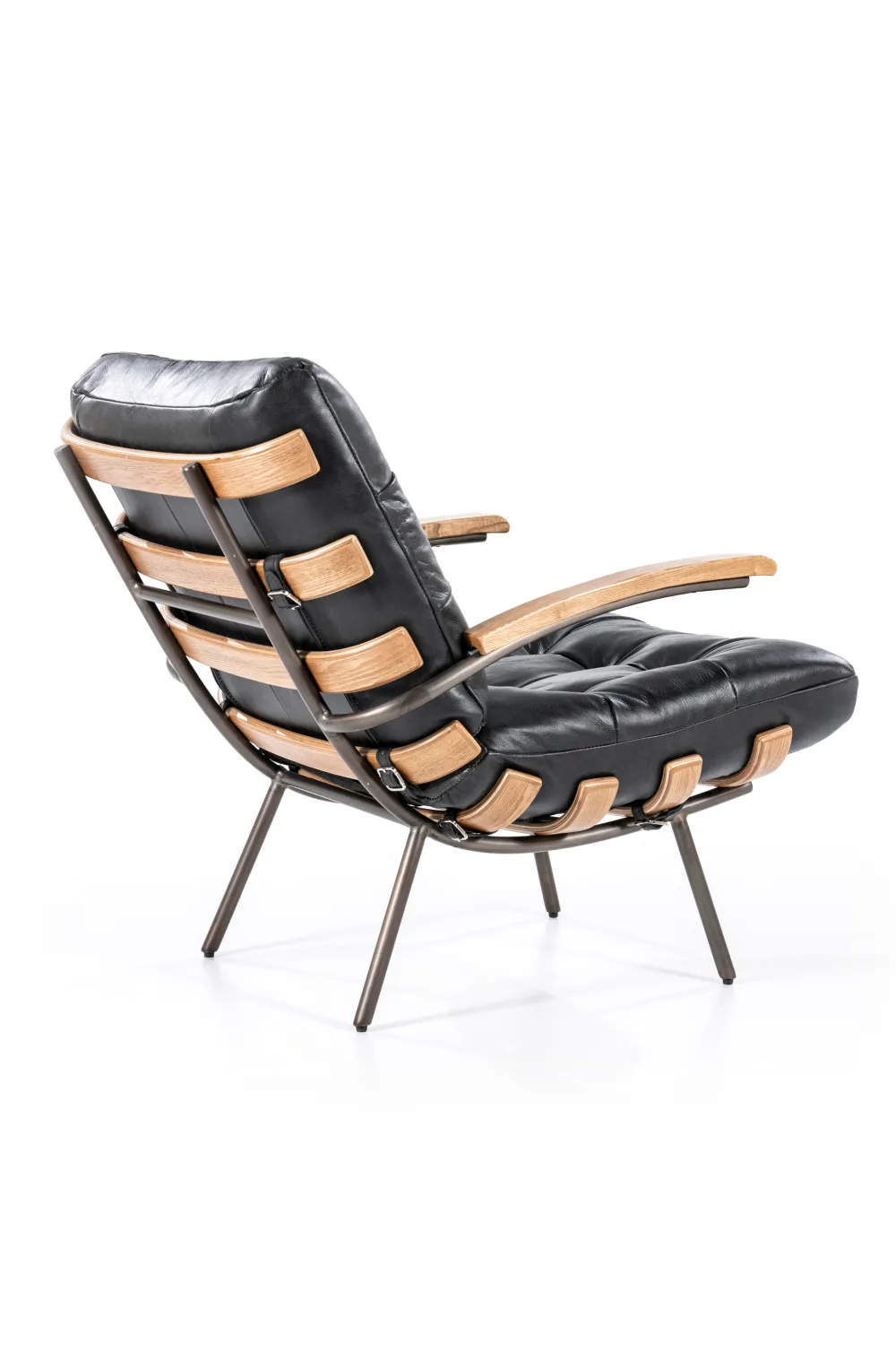 Black Leather Armchair | Eleonora Bastiaan