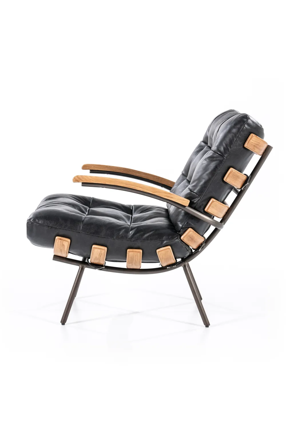 Black Leather Armchair | Eleonora Bastiaan