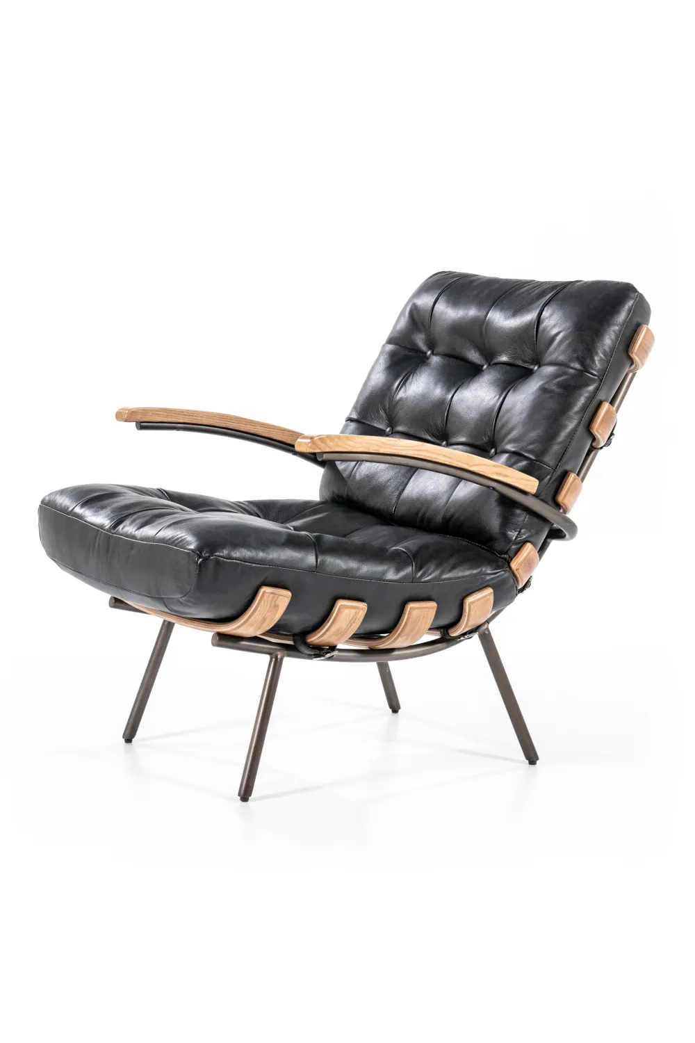 Black Leather Armchair | Eleonora Bastiaan
