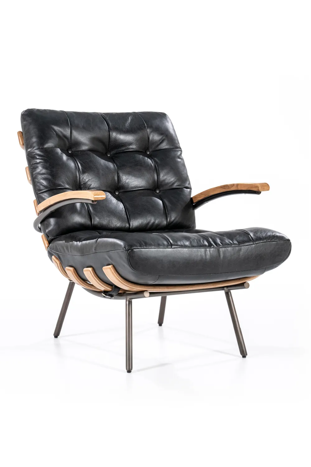Black Leather Armchair | Eleonora Bastiaan