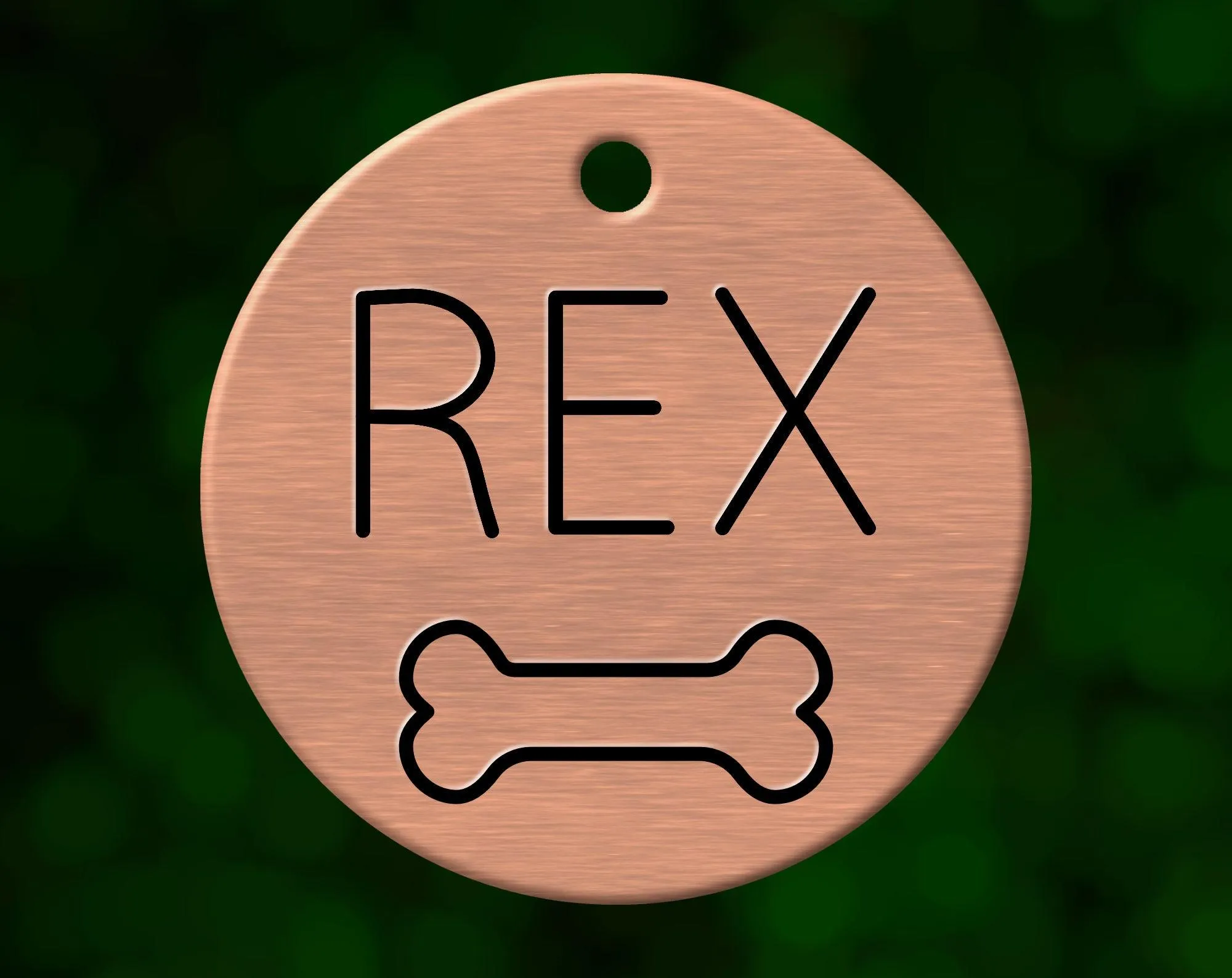Bone Dog Tag