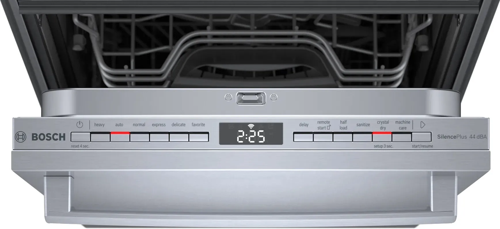 Bosch - 44 dBA Built In Dishwasher in Stainless - SPX68C75UC