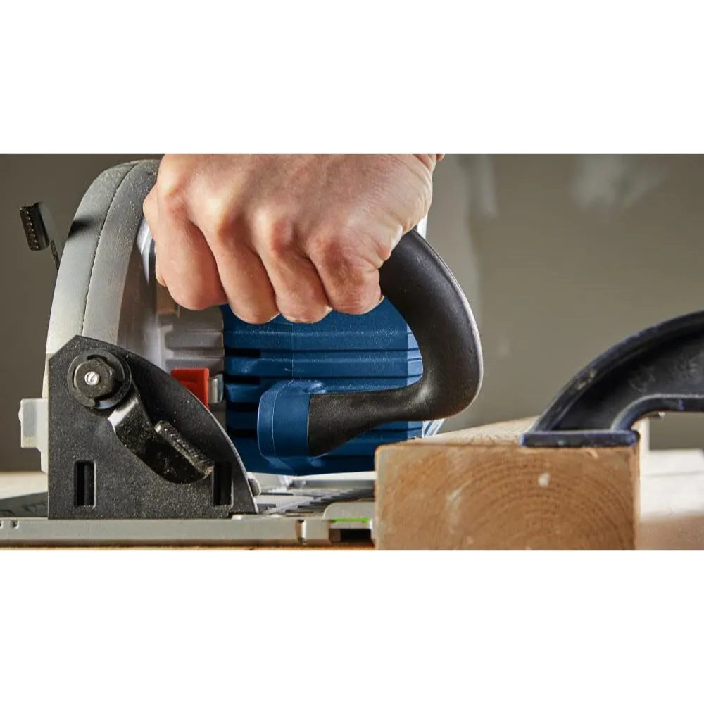 Bosch GKS18V-25GCB14 PROFACTOR 18V Connected-Ready 7-1/4 In. Circular Saw Kit with Track Compatibility and (1) CORE18V 8 Ah High Power Battery