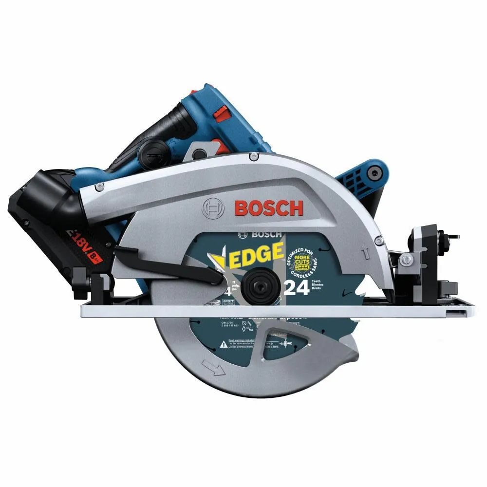 Bosch GKS18V-25GCB14 PROFACTOR 18V Connected-Ready 7-1/4 In. Circular Saw Kit with Track Compatibility and (1) CORE18V 8 Ah High Power Battery