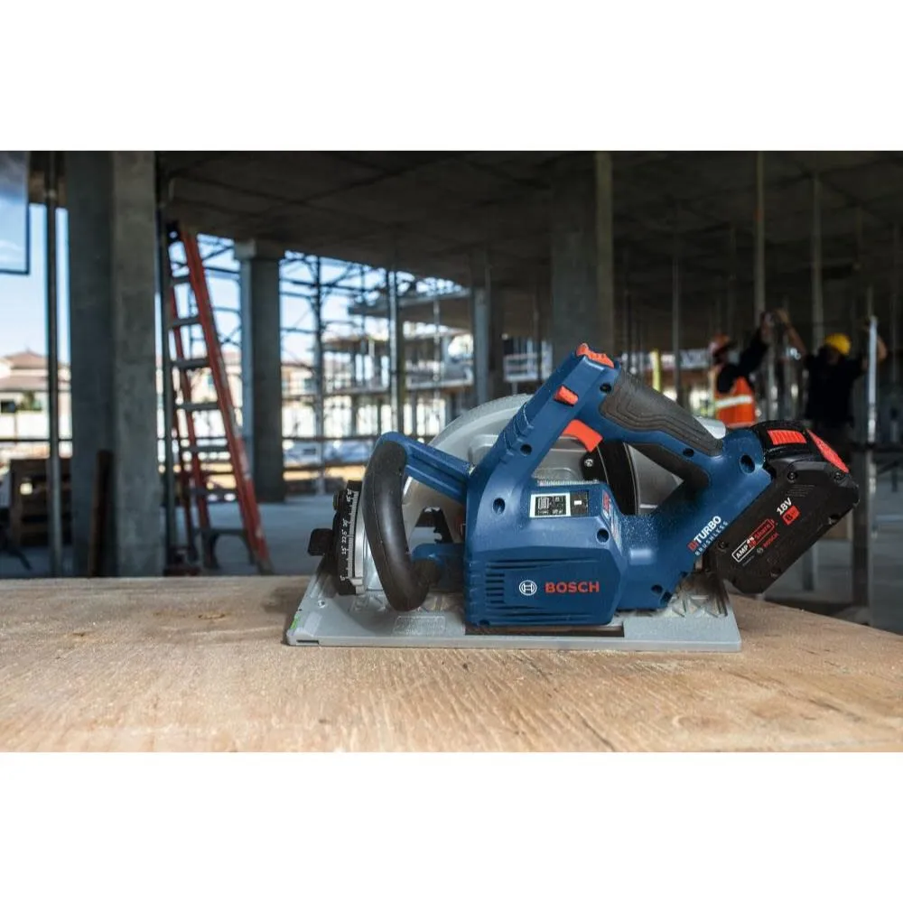 Bosch GKS18V-25GCB14 PROFACTOR 18V Connected-Ready 7-1/4 In. Circular Saw Kit with Track Compatibility and (1) CORE18V 8 Ah High Power Battery
