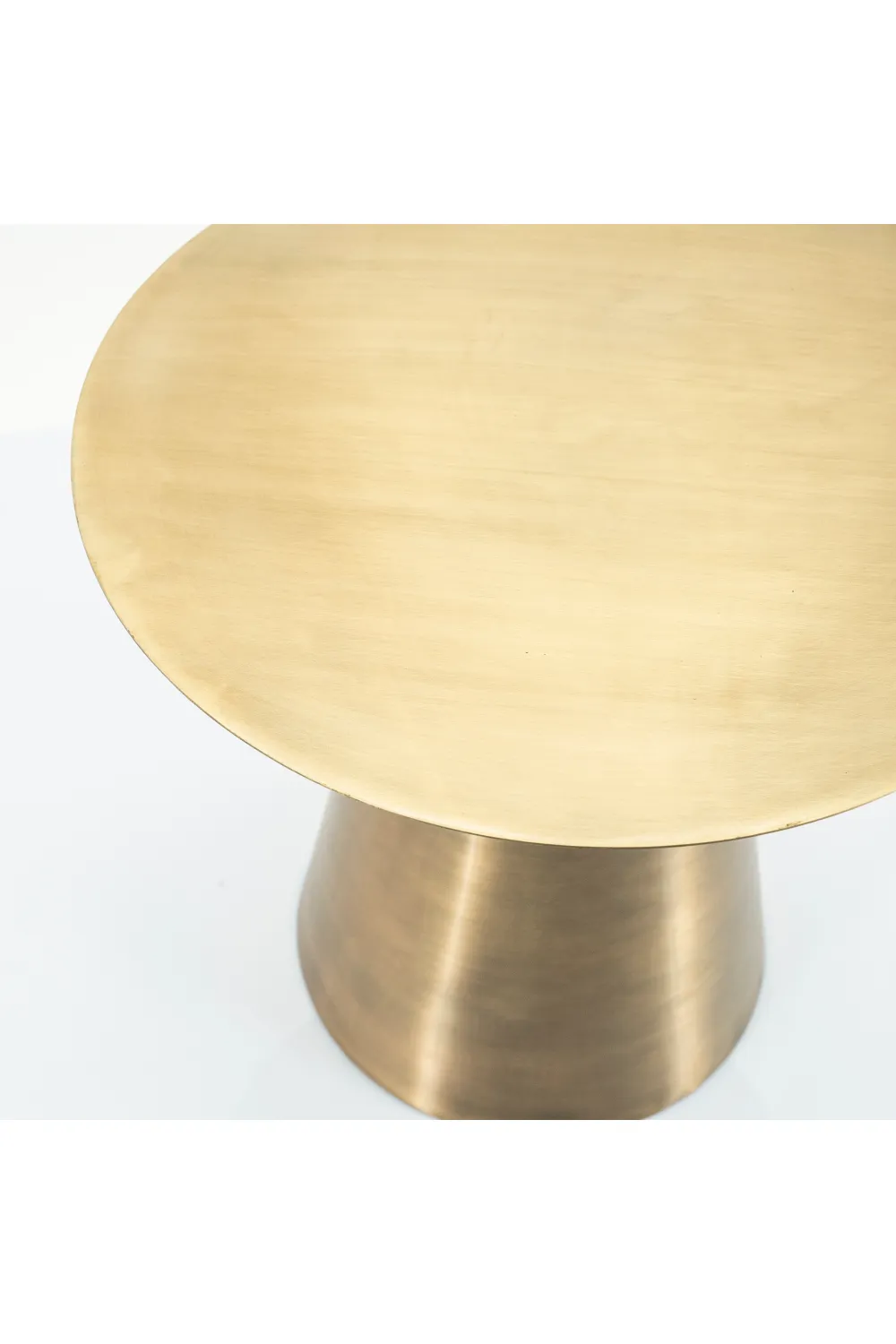 Brass Pedestal Side Table | By-Boo Mastic