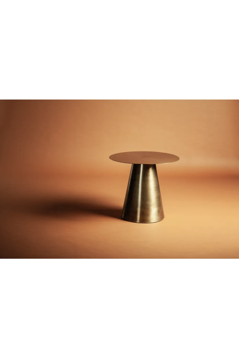 Brass Pedestal Side Table | By-Boo Mastic