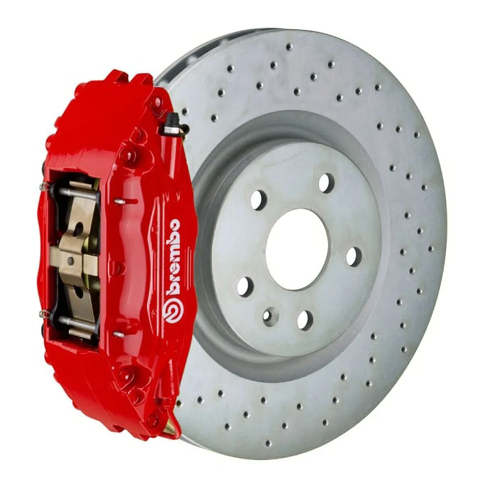 Brembo Brakes Front 332x32 One Piece Rotors | Four Piston Calipers
