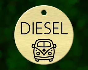 Bus Dog Tag