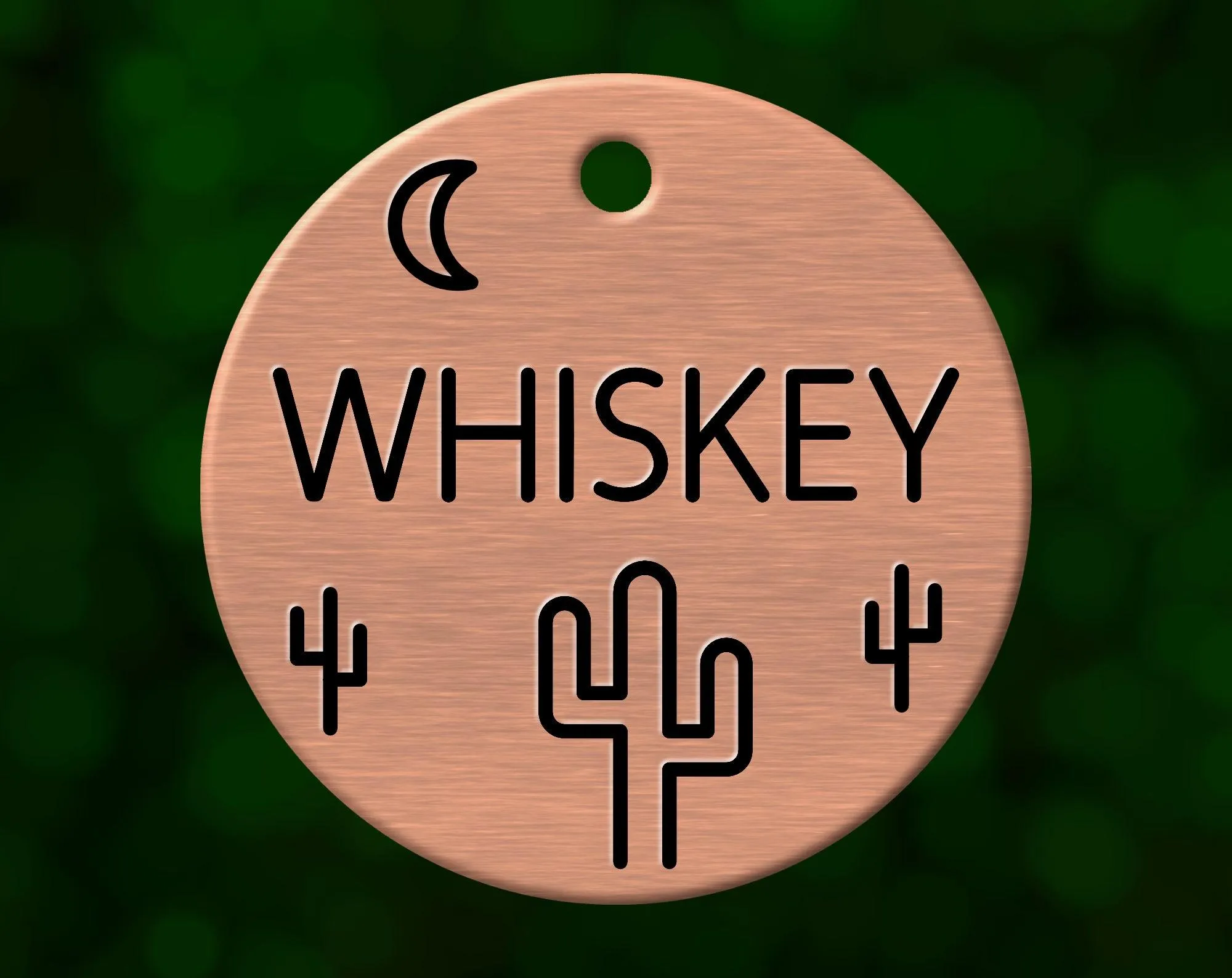 Cactus Dog Tag