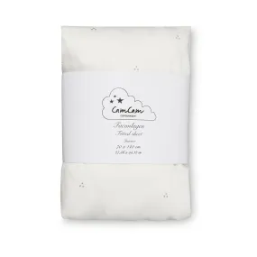 Cam Cam Copenhagen Fitted Sheet Junior Crème Grey Gots