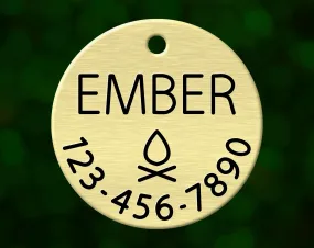 Campfire Dog Tag