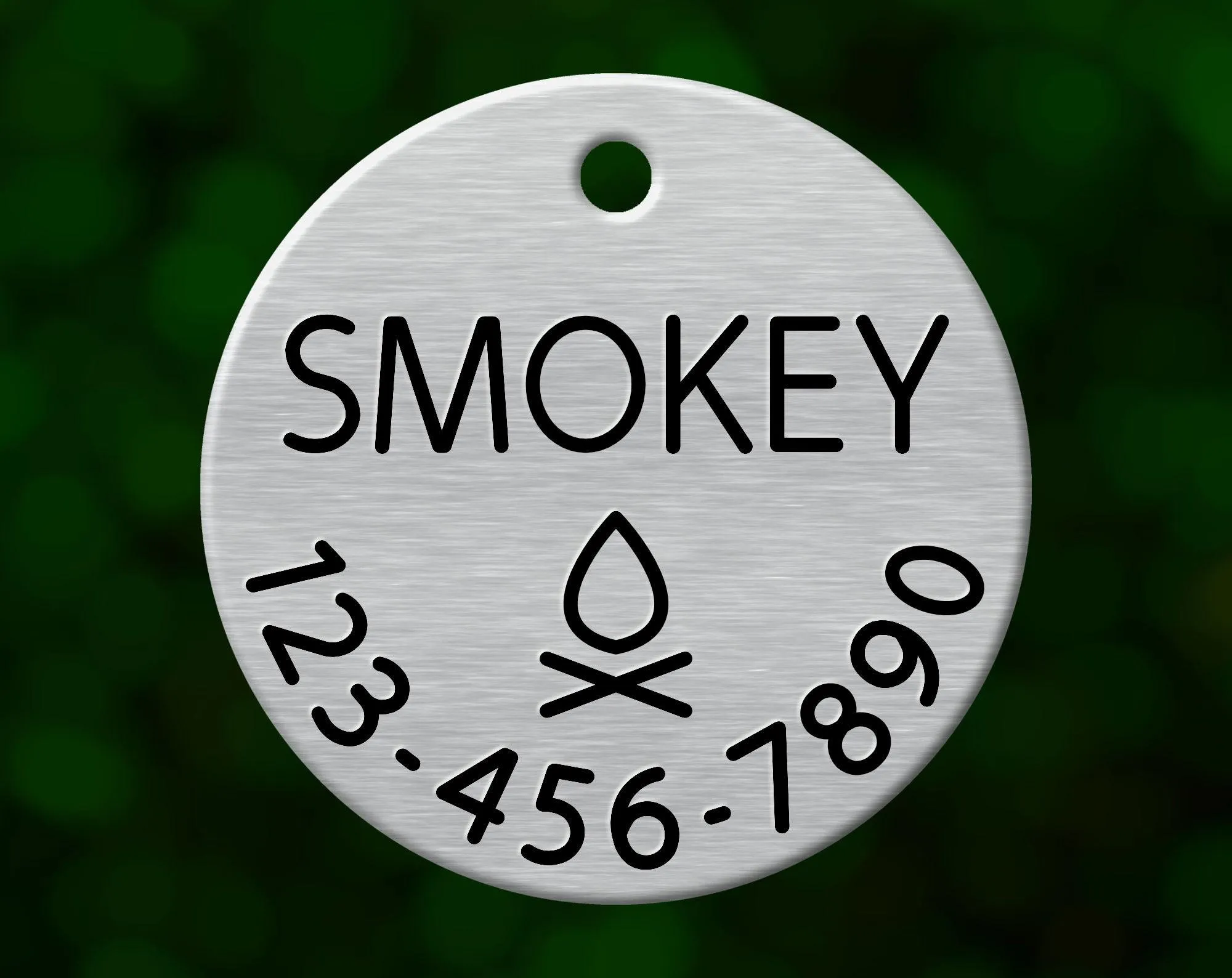 Campfire Dog Tag