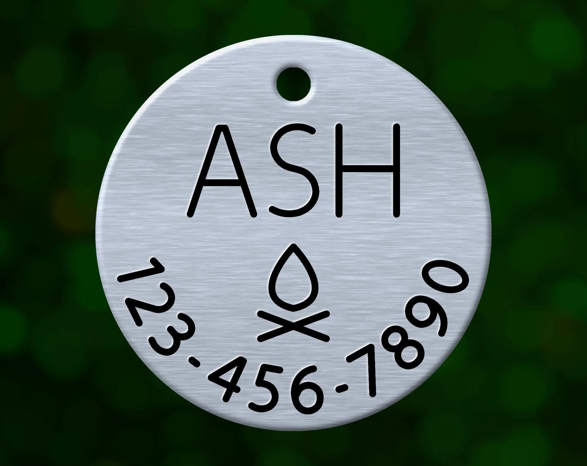 Campfire Dog Tag