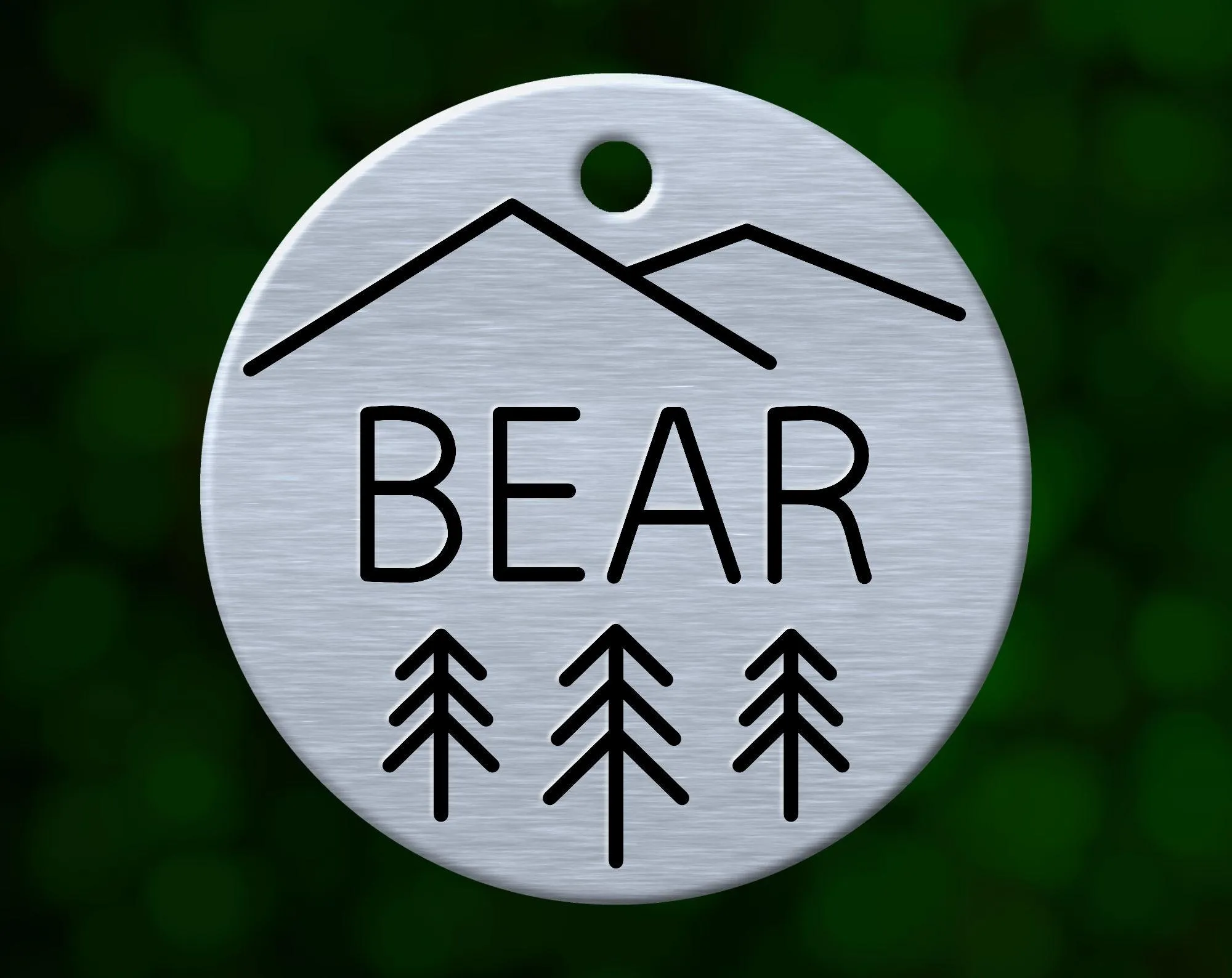 Cascadia Mountain Dog Tag