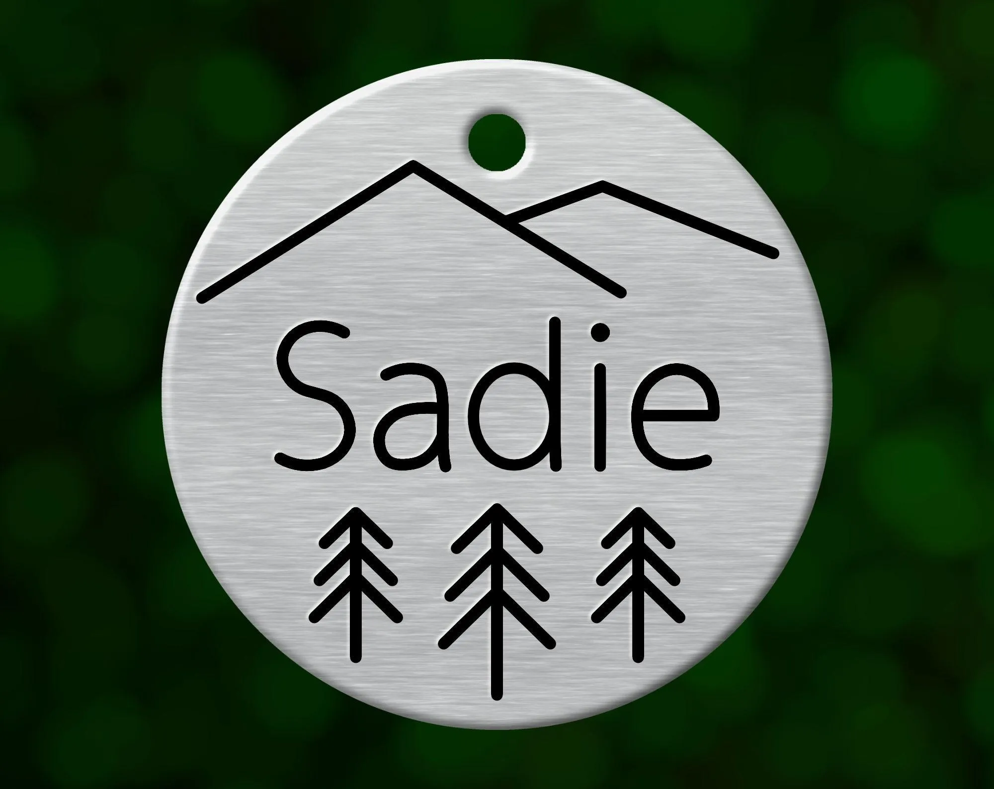Cascadia Mountain Dog Tag