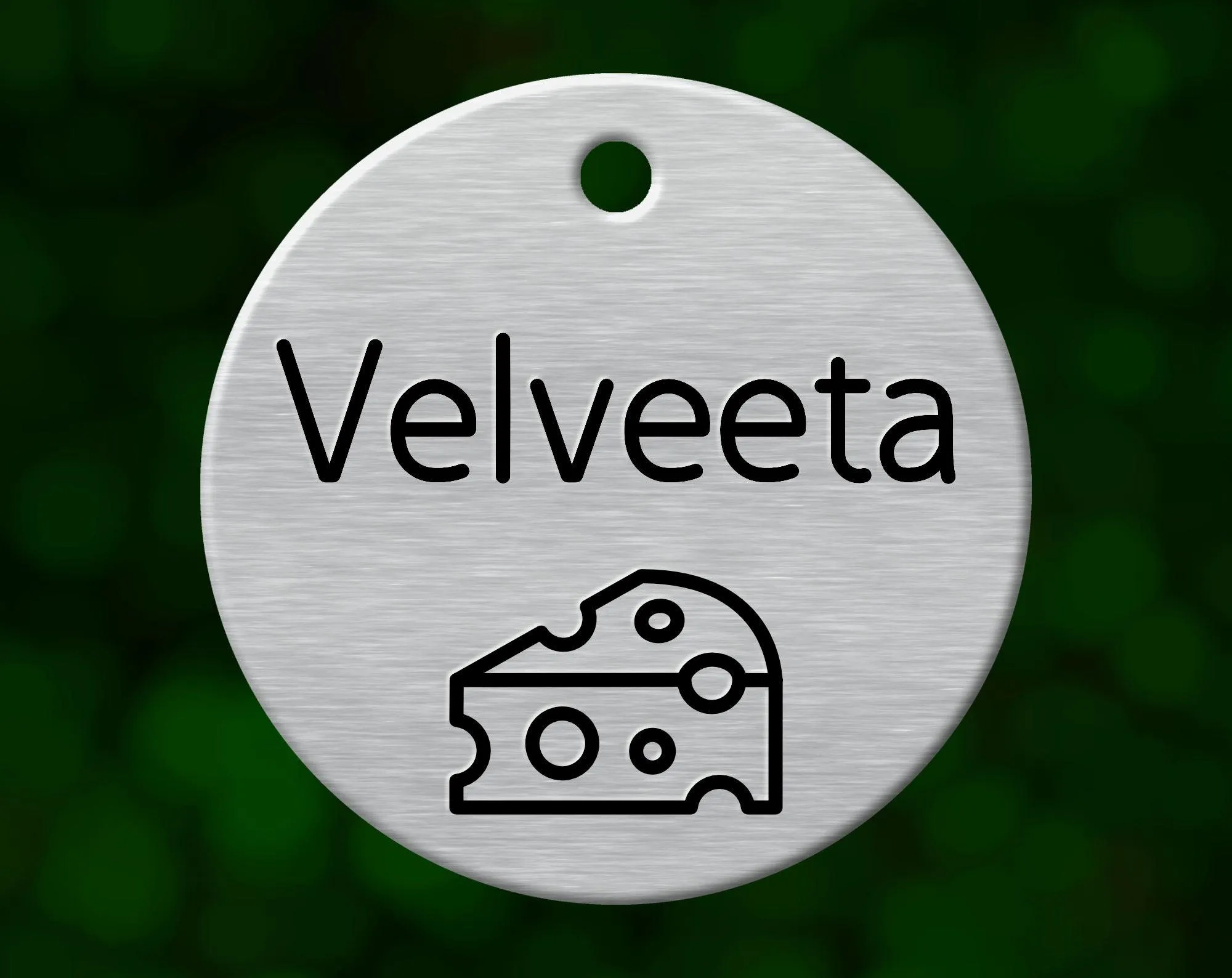 Cheese Dog Tag