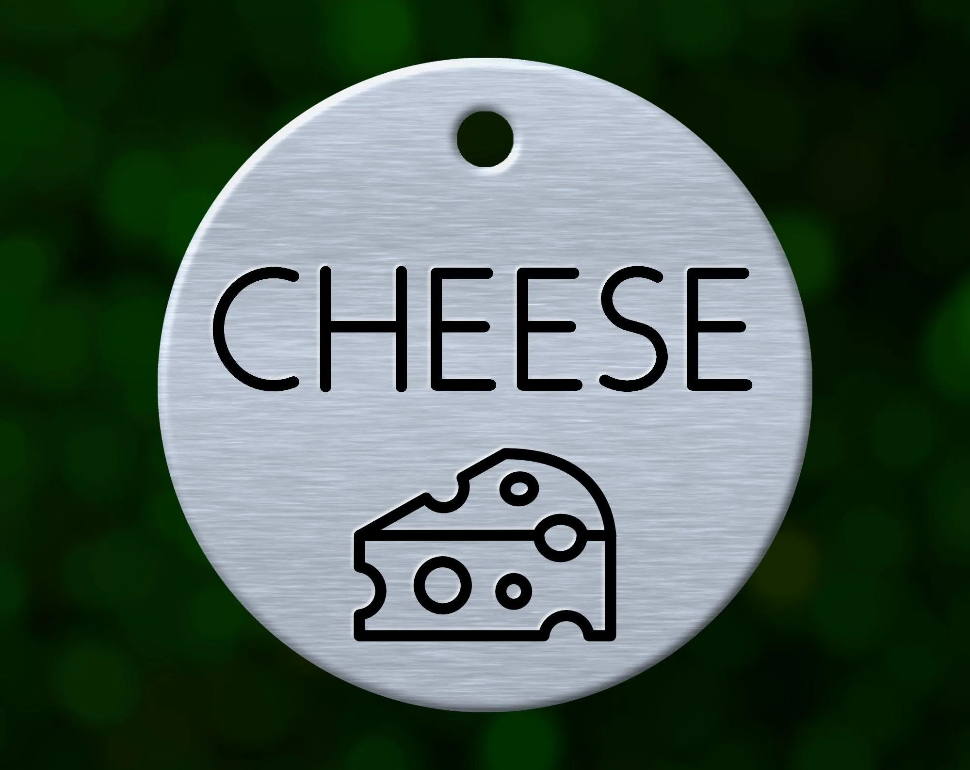 Cheese Dog Tag
