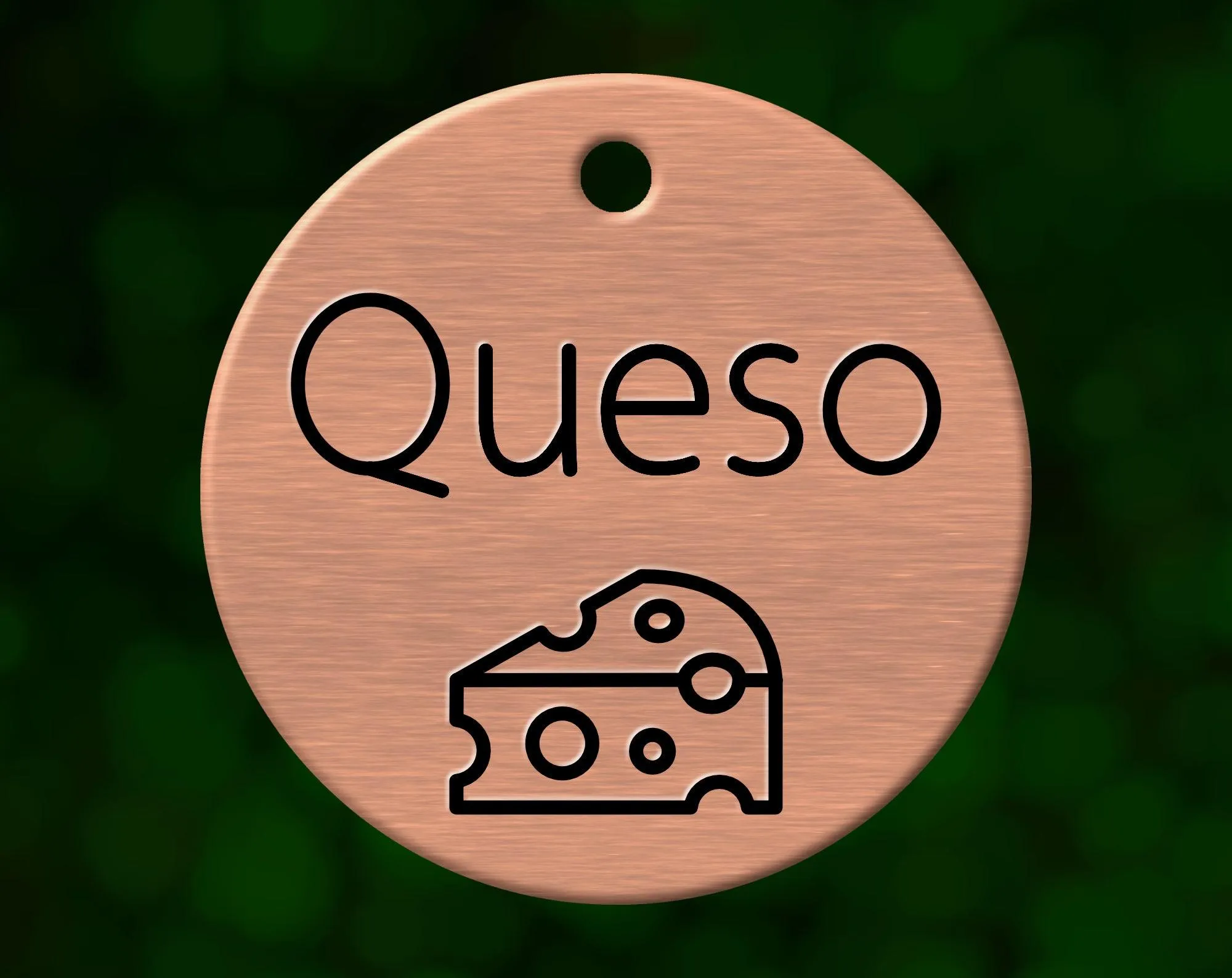 Cheese Dog Tag