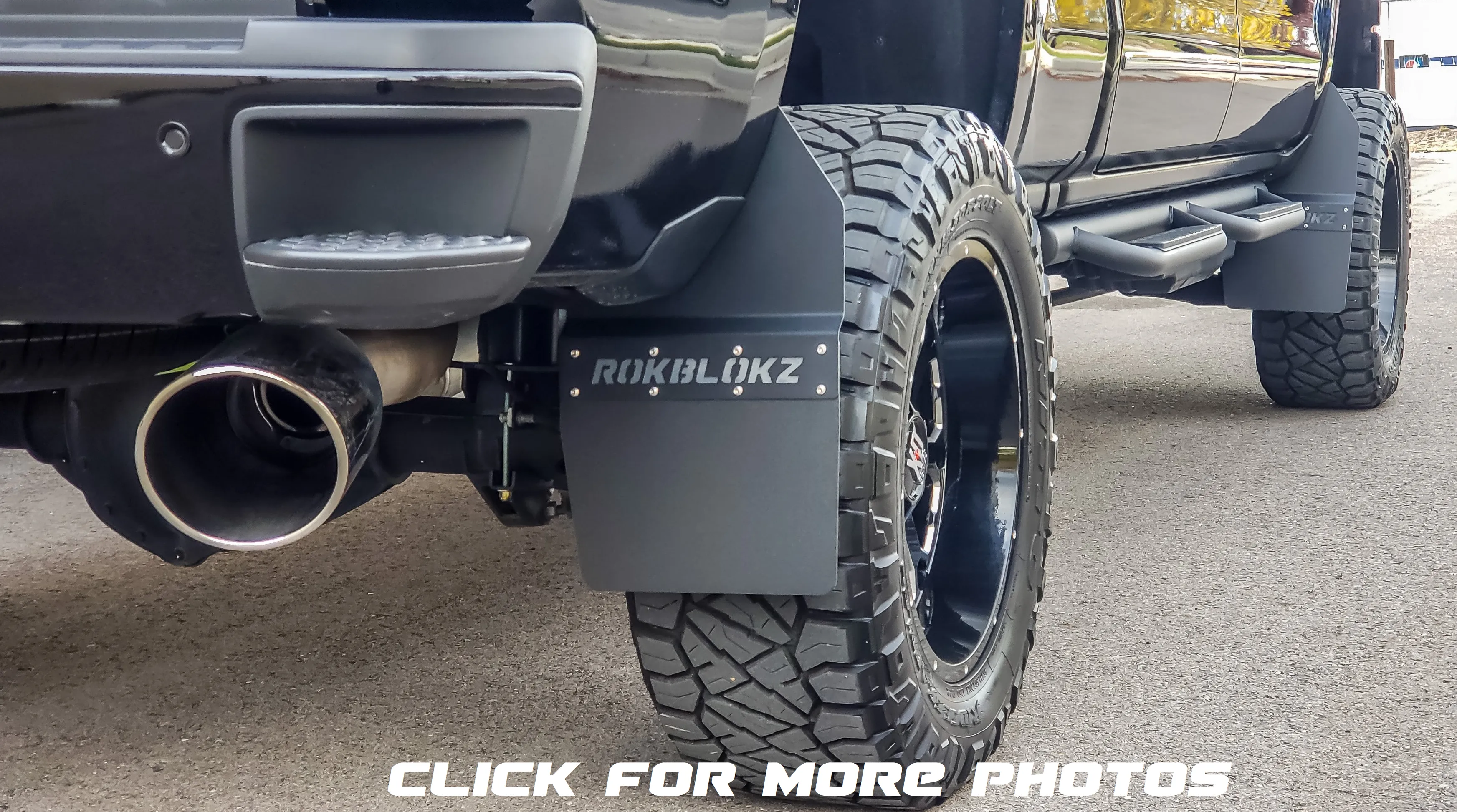 Chevrolet Silverado 1500/2500/3500HD STEP BACK (3rd Gen) 2015-2018 SRW Mud Flaps