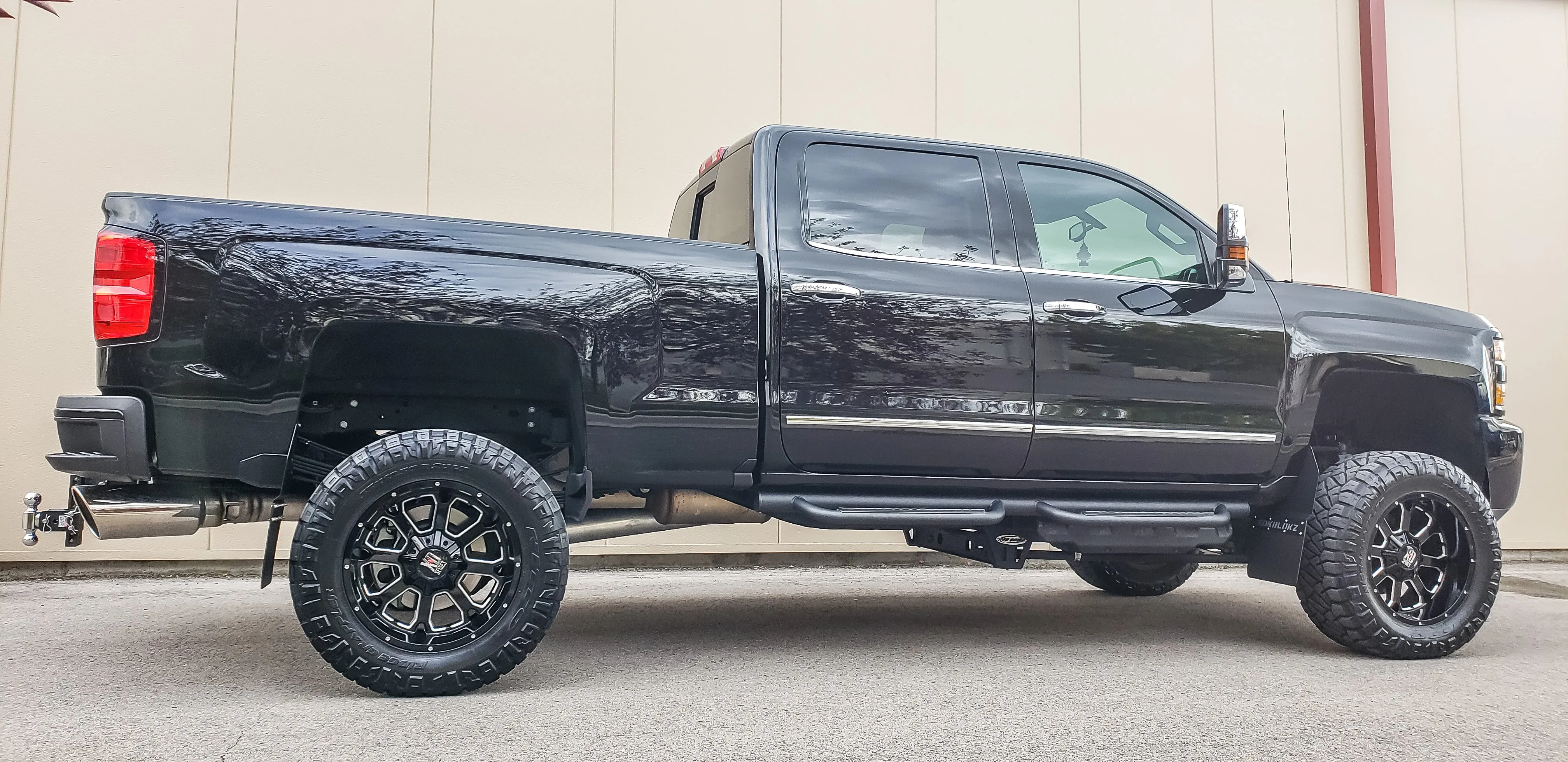 Chevrolet Silverado 1500/2500/3500HD STEP BACK (3rd Gen) 2015-2018 SRW Mud Flaps
