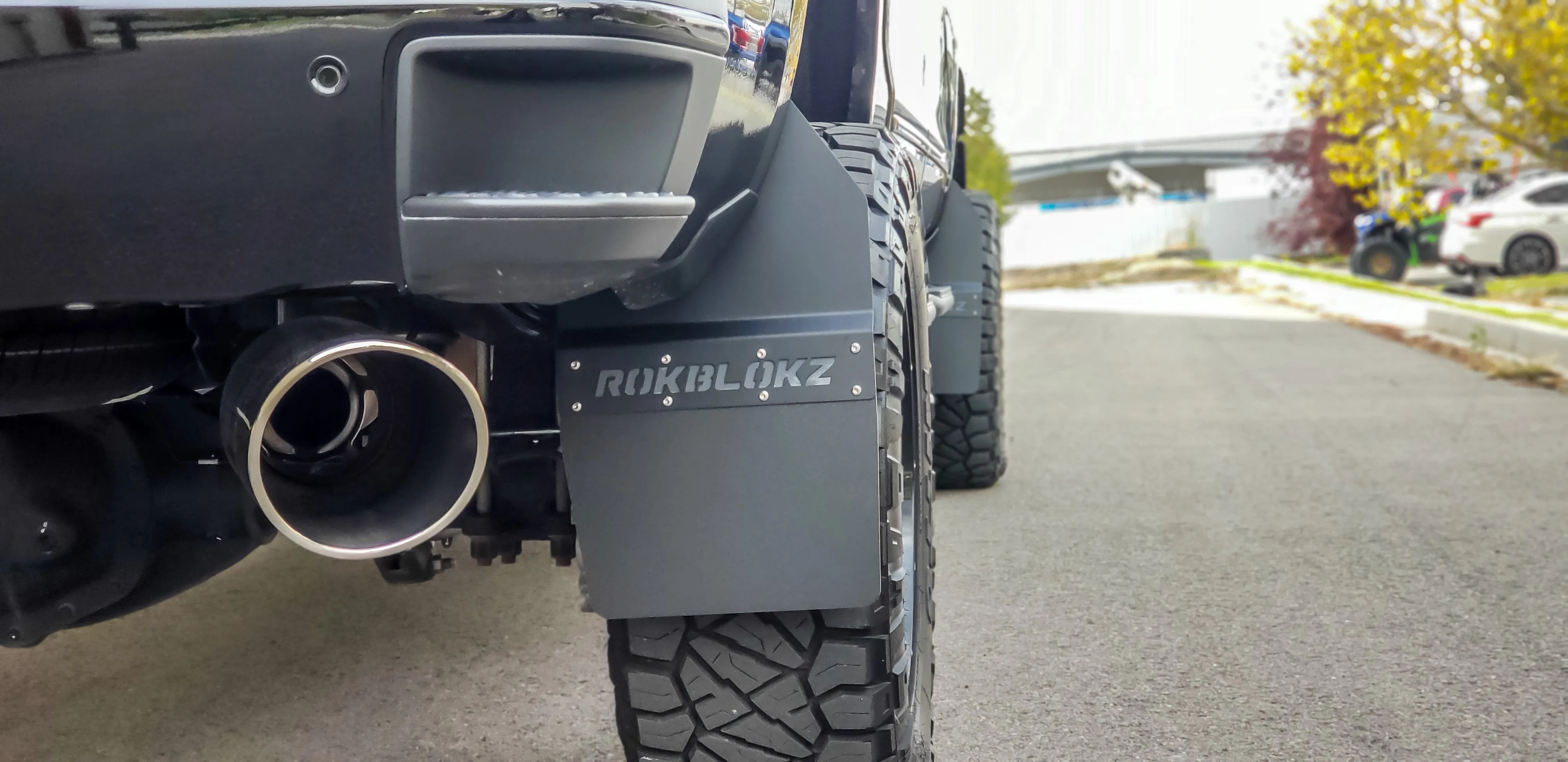 Chevrolet Silverado 1500/2500/3500HD STEP BACK (3rd Gen) 2015-2018 SRW Mud Flaps