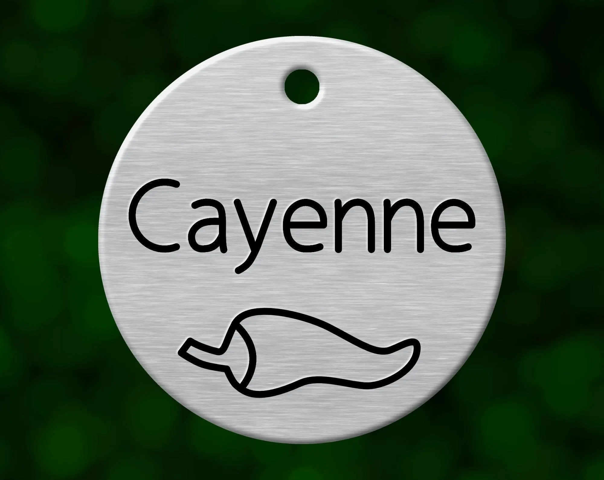 Chili Pepper Dog Tag
