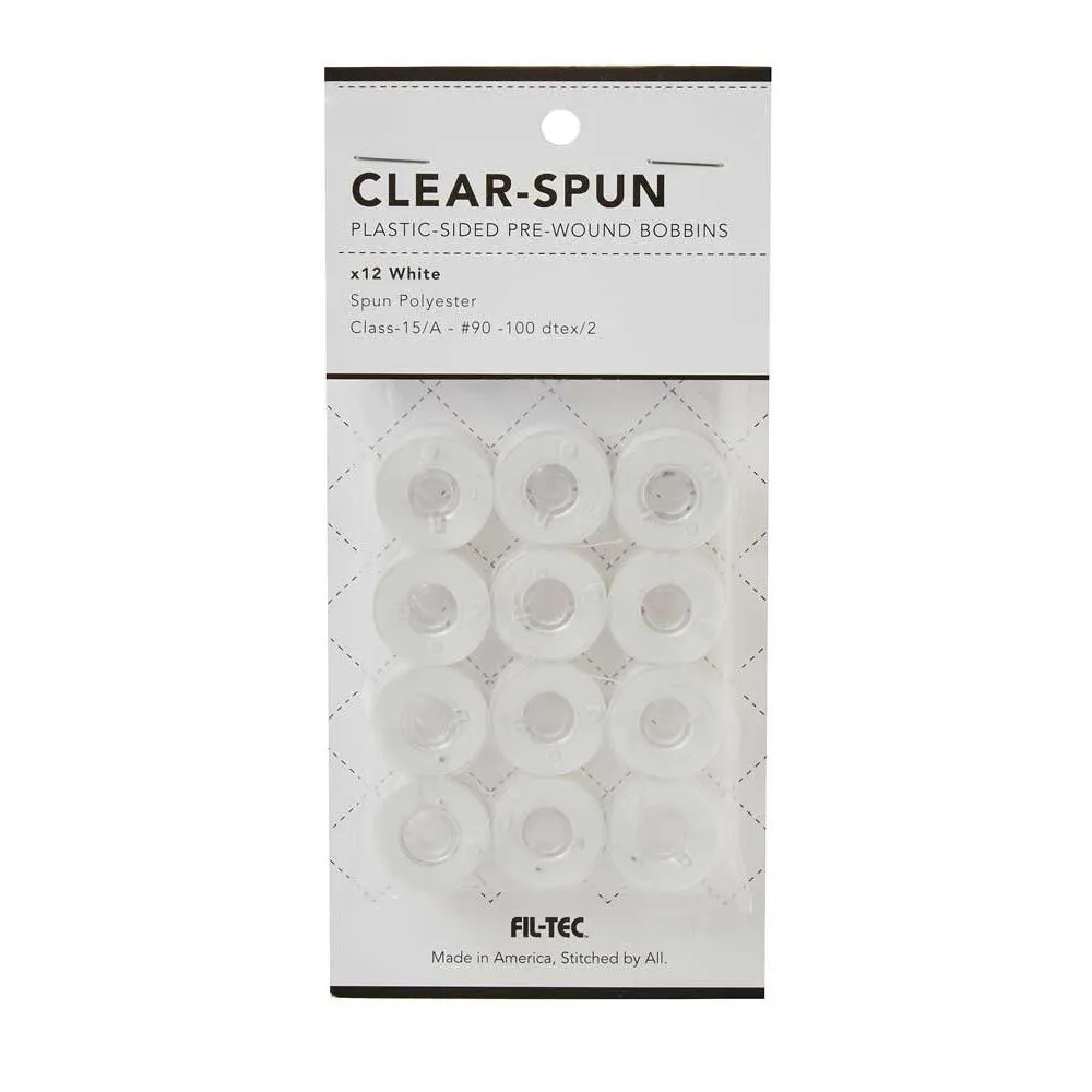 Clear-Spun, Class 15/A Prewound Bobbins