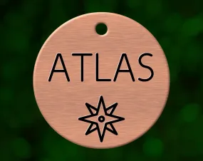 Compass Dog Tag