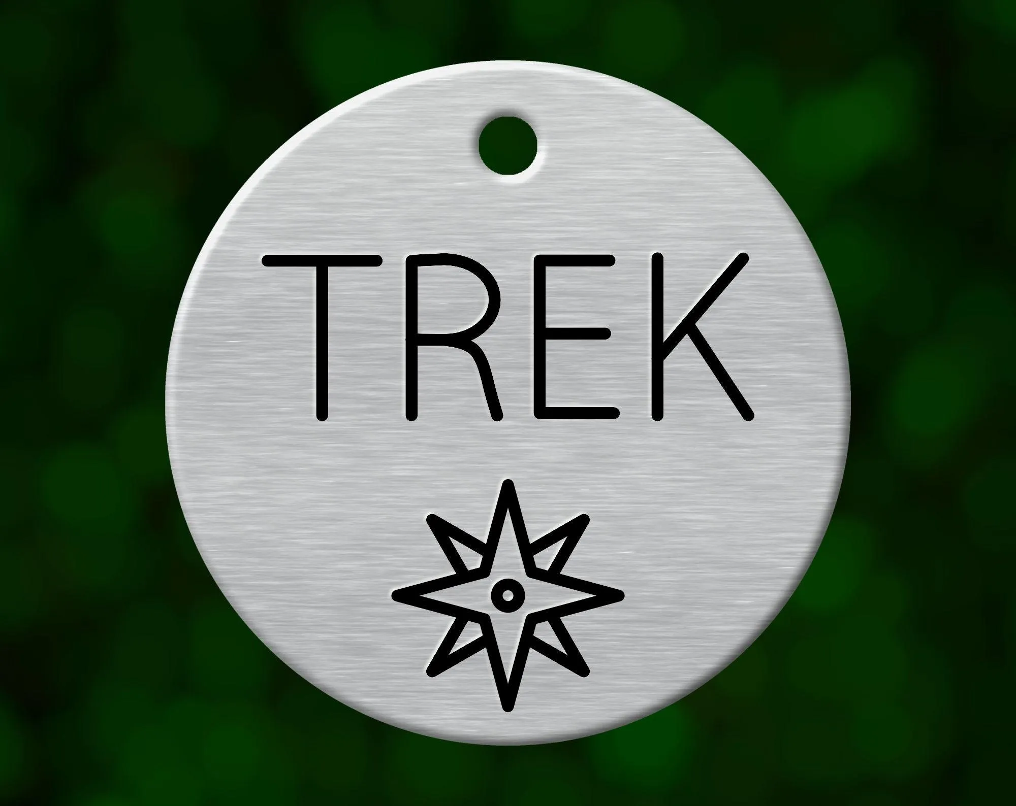 Compass Dog Tag
