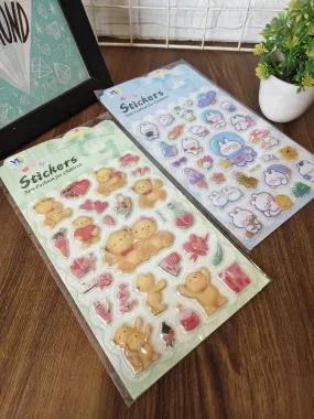 Cute 3d sticker sheets