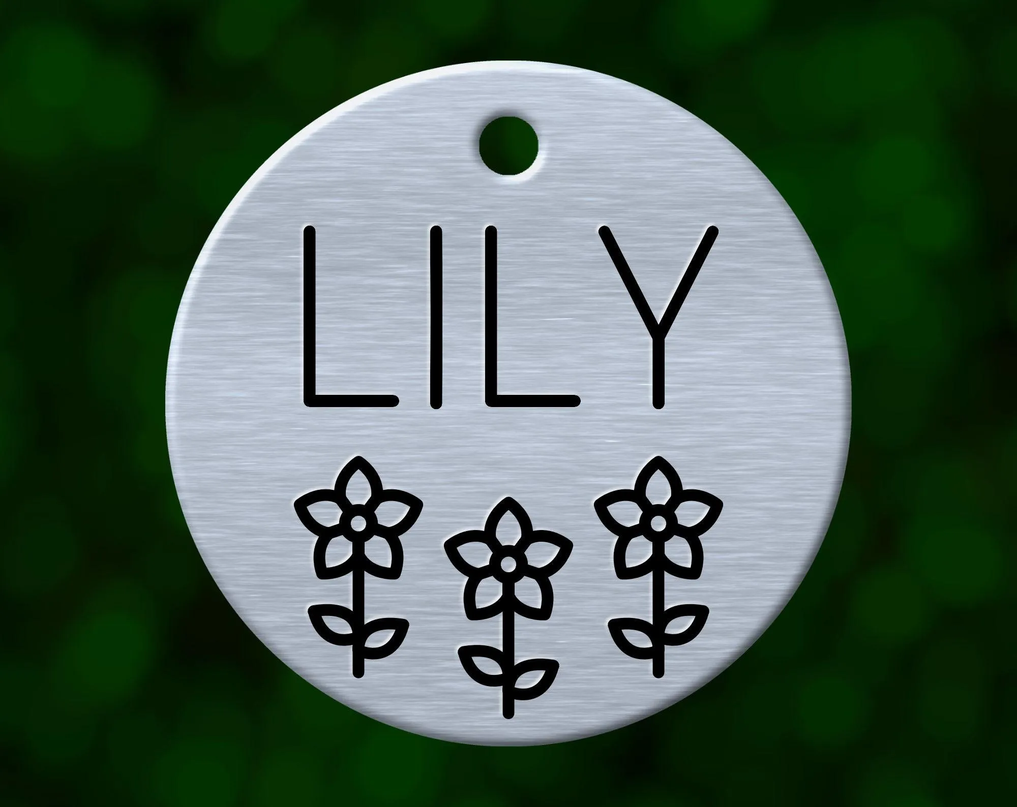 Daisy Garden Dog Tag