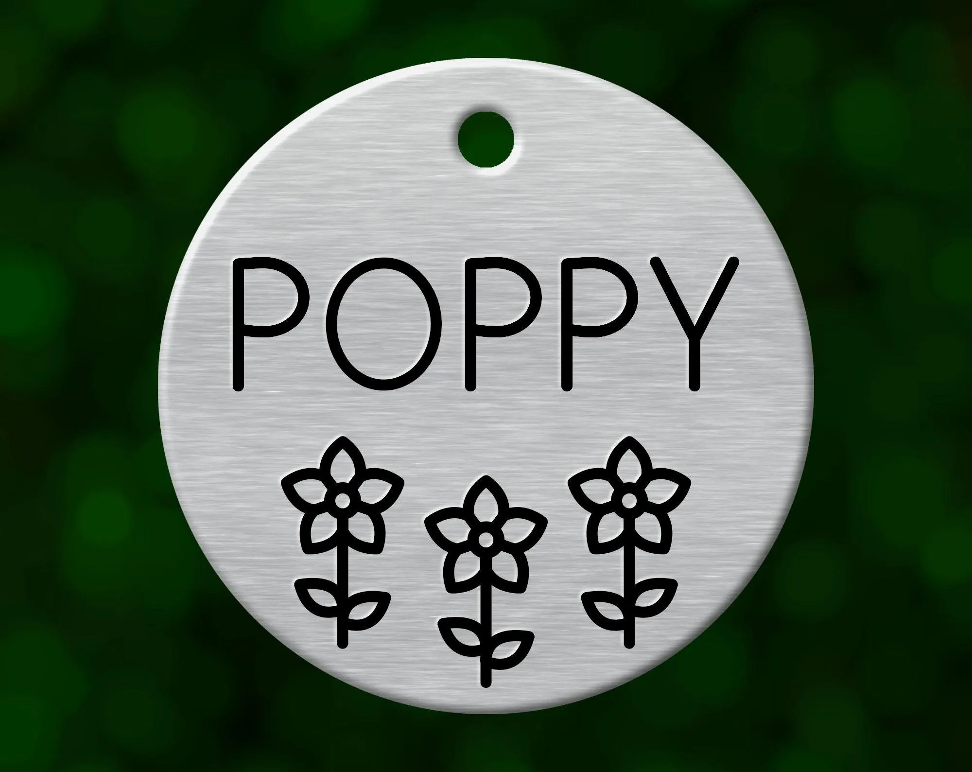 Daisy Garden Dog Tag