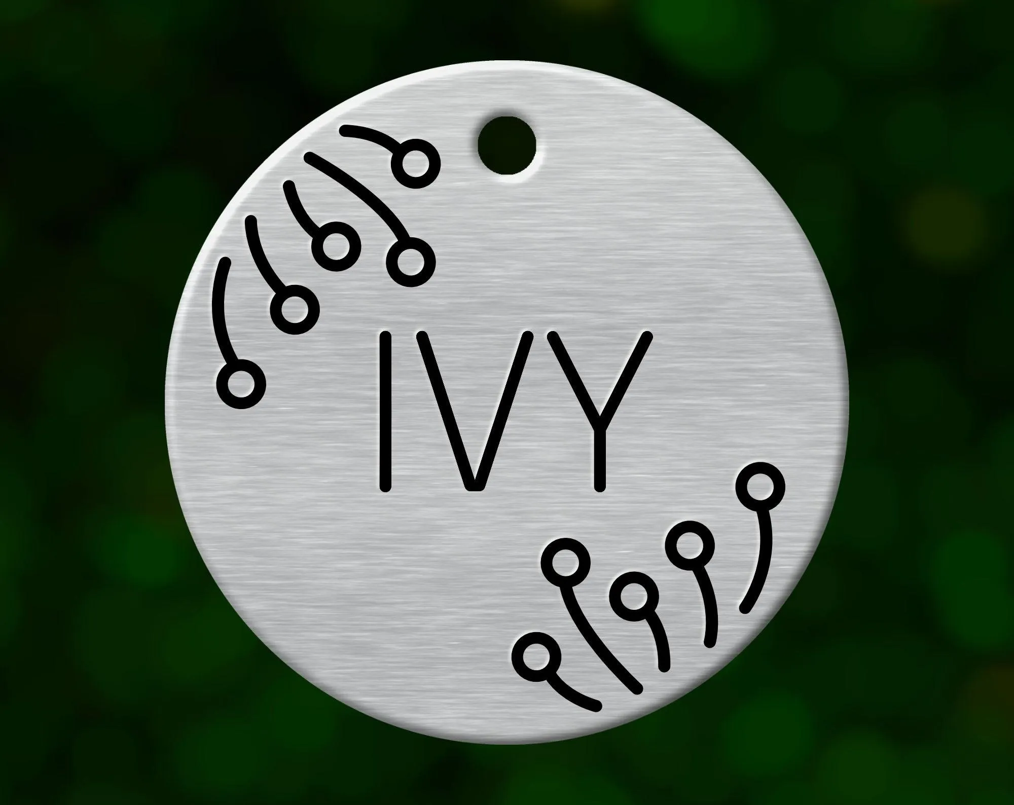 Dandelion Dog Tag