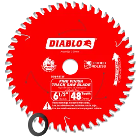Diablo 6-1/2" 48-Teeth Track Saw Blade for Fine Finish and Plywood