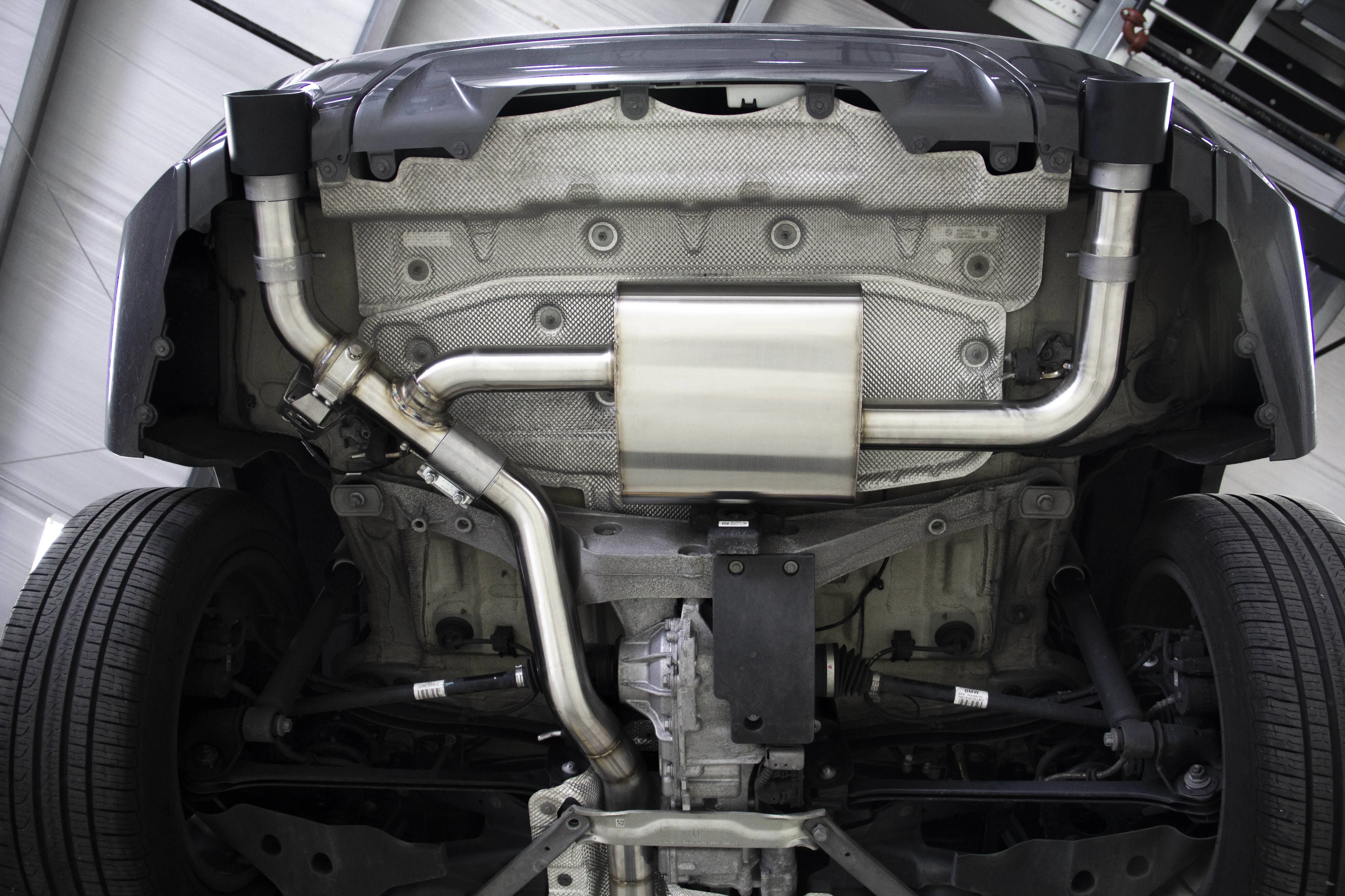 Dinan Valved Axle-Back Exhaust - 2016-2023 BMW X1/X2 XDRIVE28I & 2016-2024 MINI Clubma JCW