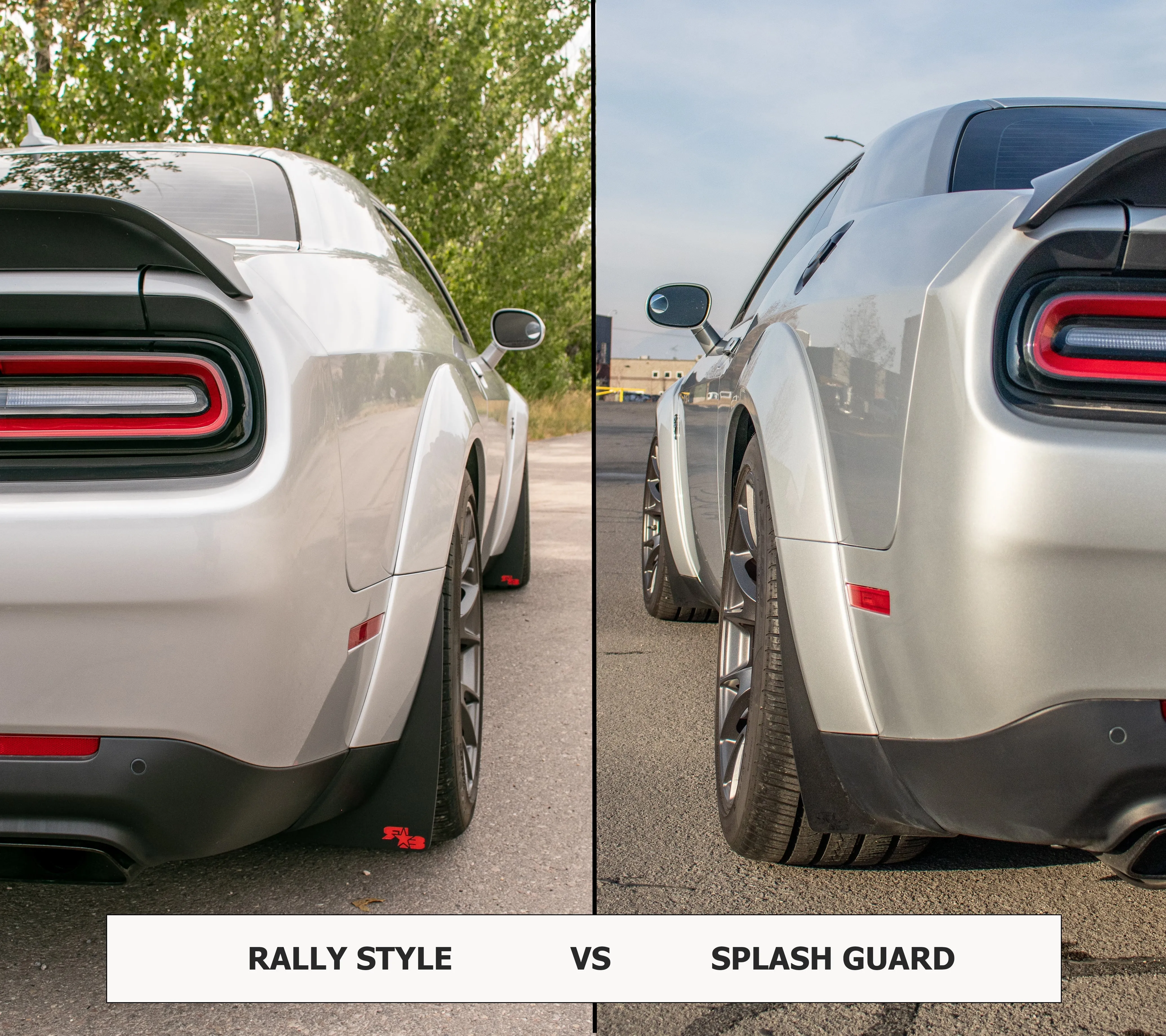 Dodge Challenger SRT Demon 170 2018-2023 Splash Guards