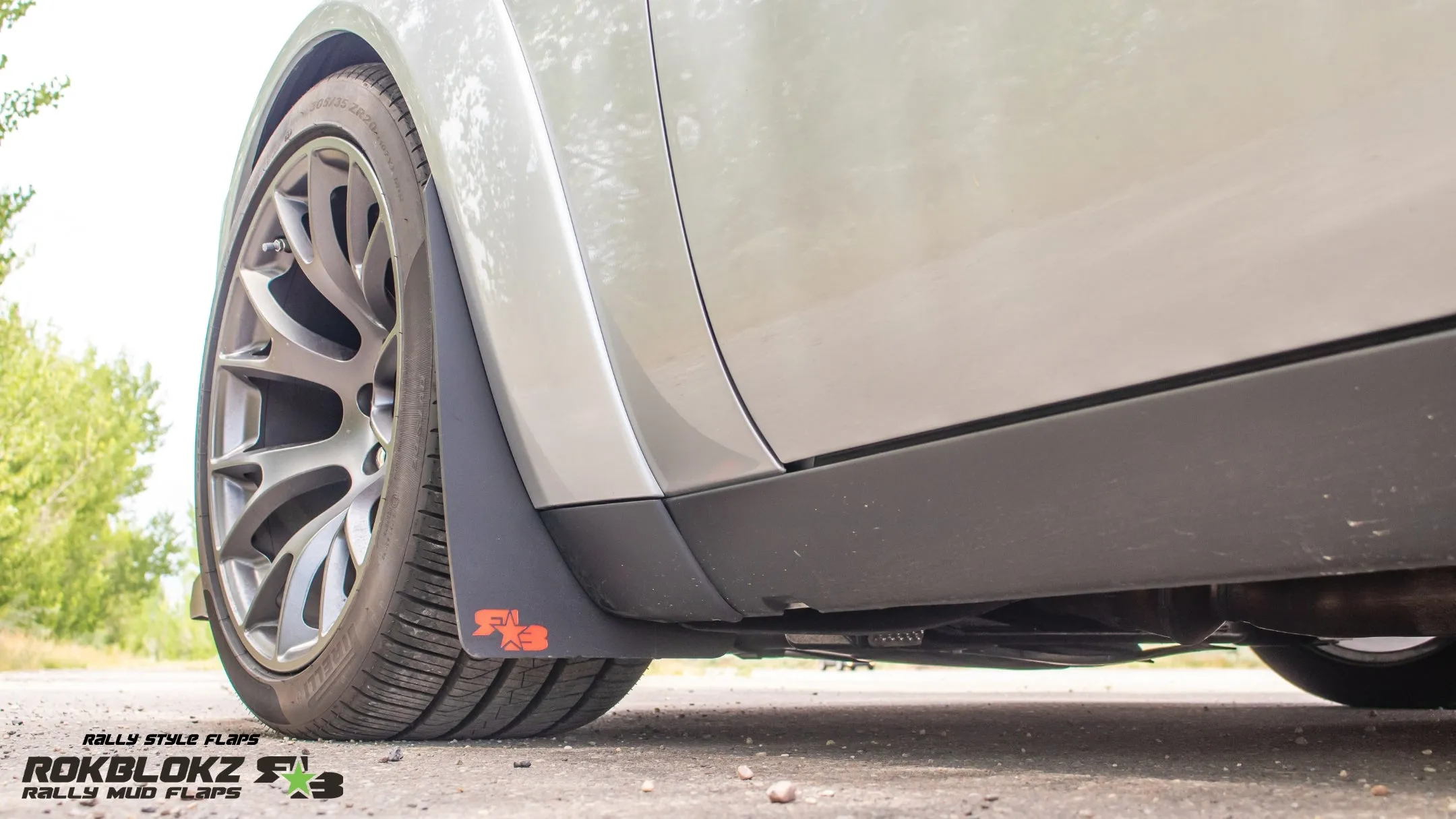 Dodge Challenger Widebody 2018-2023 Rally Mud Flaps