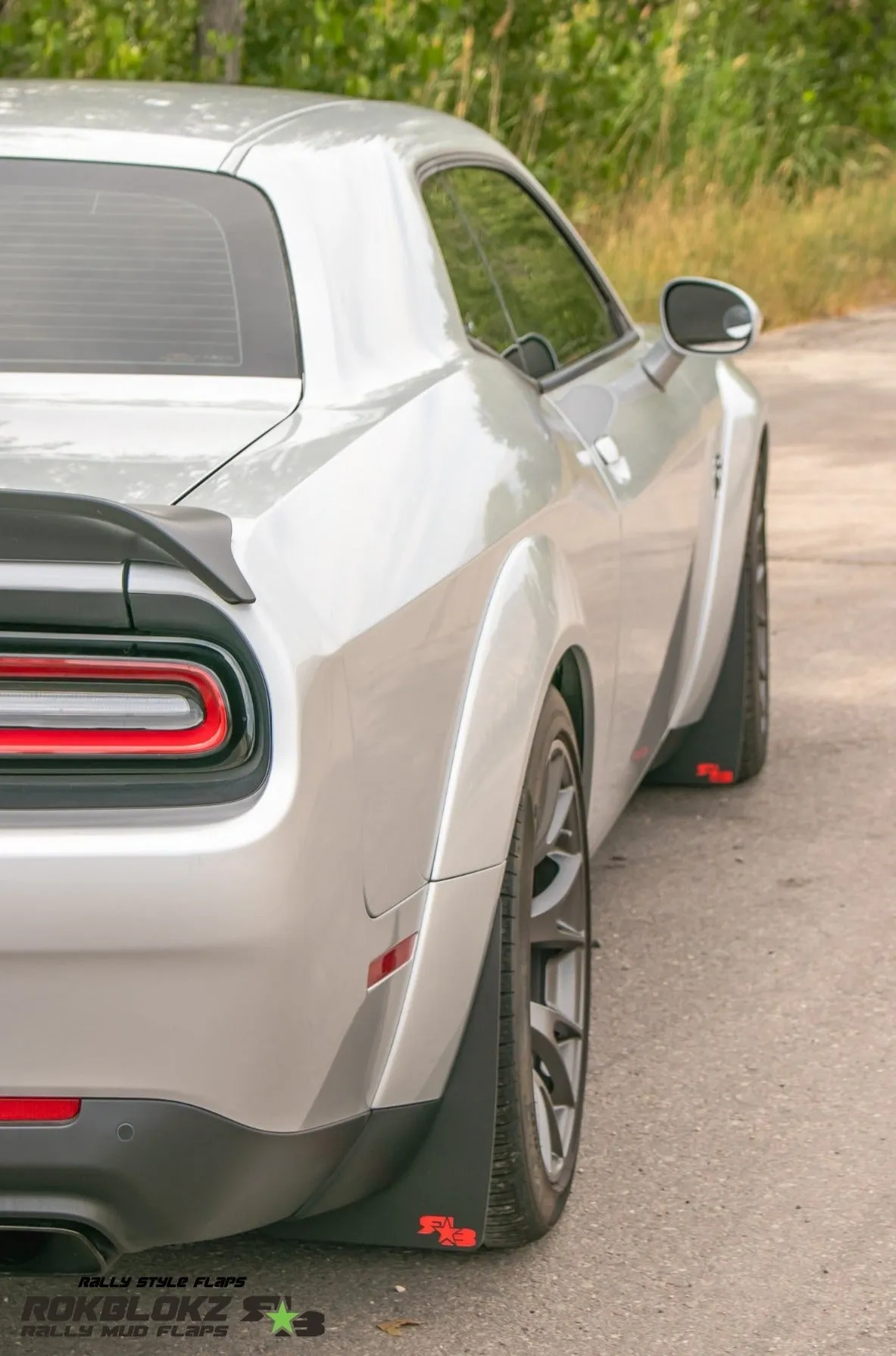 Dodge Challenger Widebody 2018-2023 Rally Mud Flaps