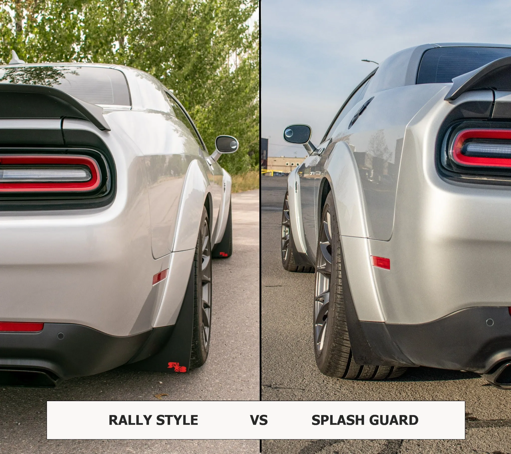 Dodge Challenger Widebody 2018-2023 Splash Guards