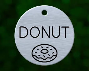 Donut Dog Tag