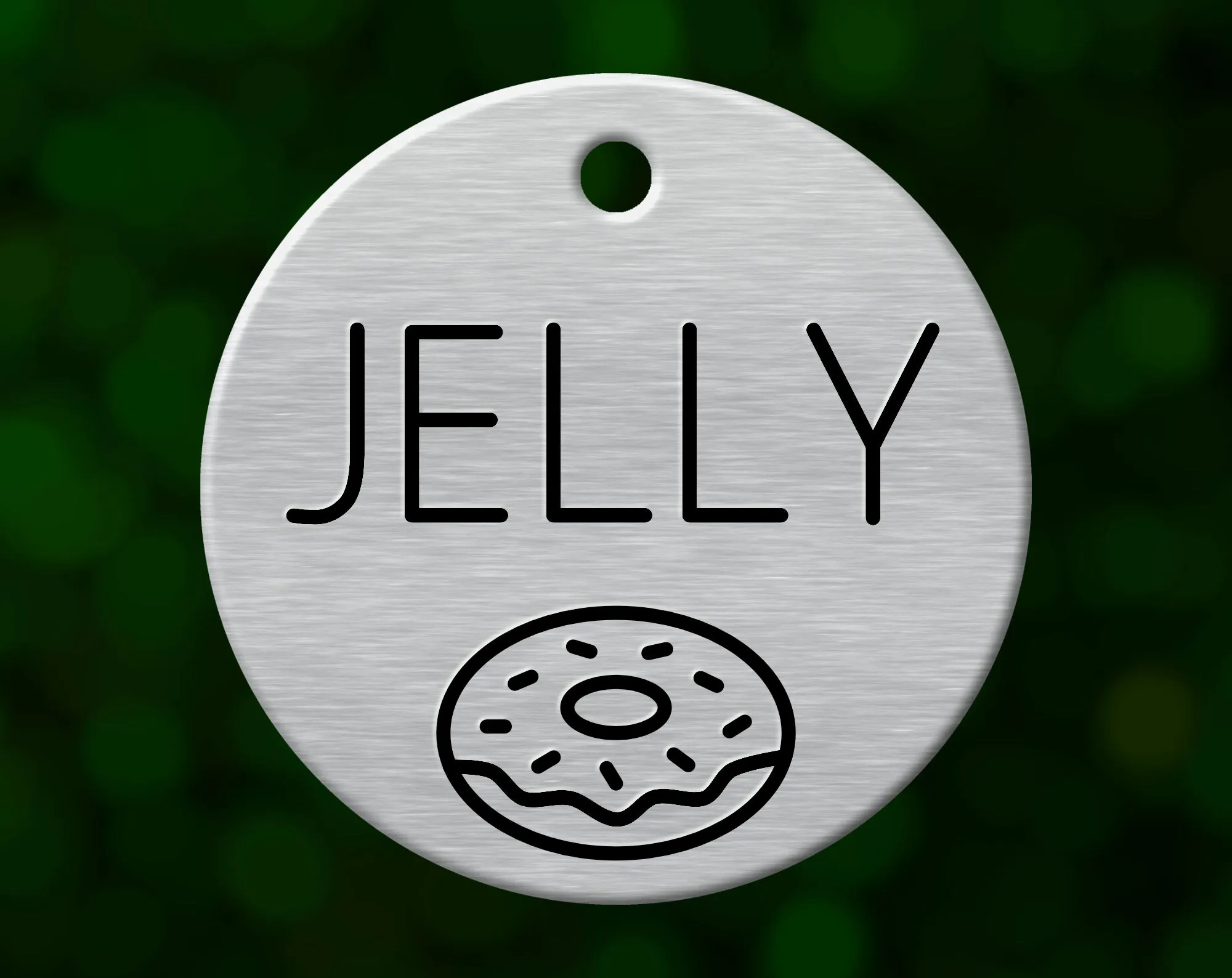 Donut Dog Tag