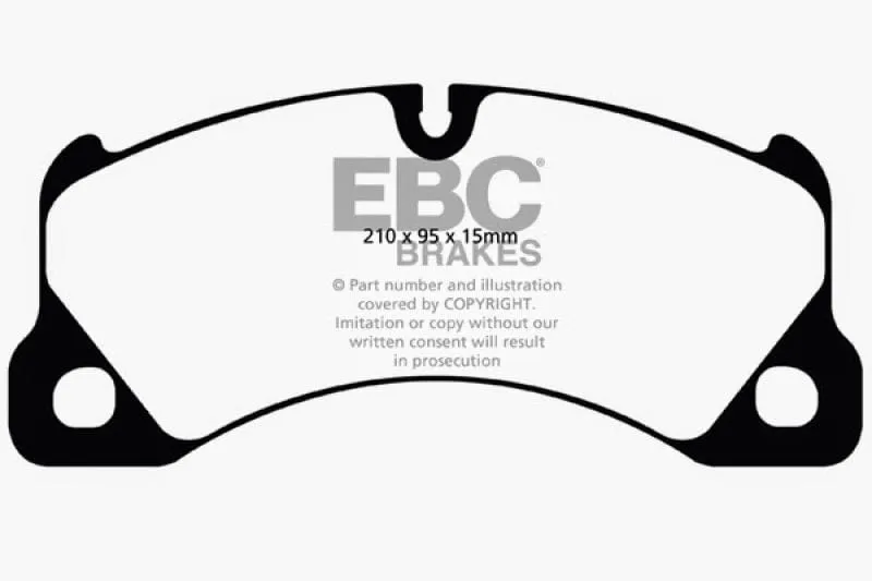 EBC 10  Porsche Cayenne 3.0 Supercharged Hybrid Bluestuff Front Brake Pads