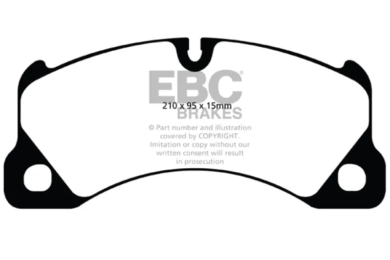 EBC 10  Porsche Cayenne 3.0 Supercharged Hybrid Bluestuff Front Brake Pads
