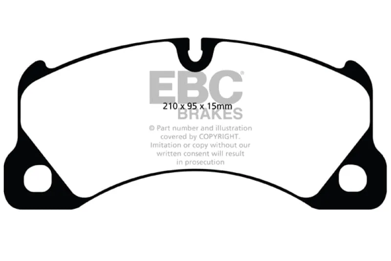 EBC 10  Porsche Cayenne 3.0 Supercharged Hybrid Bluestuff Front Brake Pads