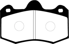 EBC 11  Mclaren MP4-12C 3.8 Twin Turbo Bluestuff Rear Brake Pads