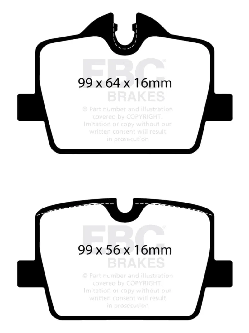 EBC 2019  BMW Z4 G29 2.0T Bluestuff Rear Brake Pads