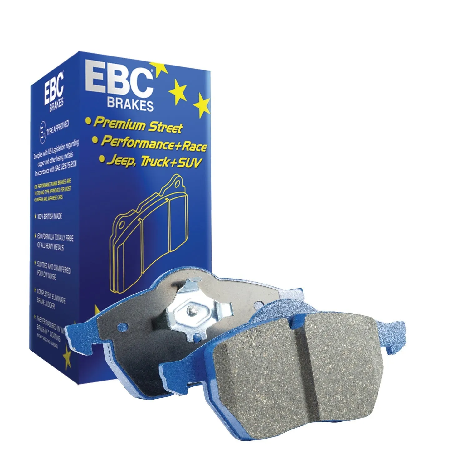 EBC Brakes DP51657NDX Bluestuff NDX Full Race Brake Pads